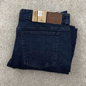 Prana Hillgard Jean Blue‎ Dark Wash Men's Size 40x32 Stretch Denim NEW MSRP $120